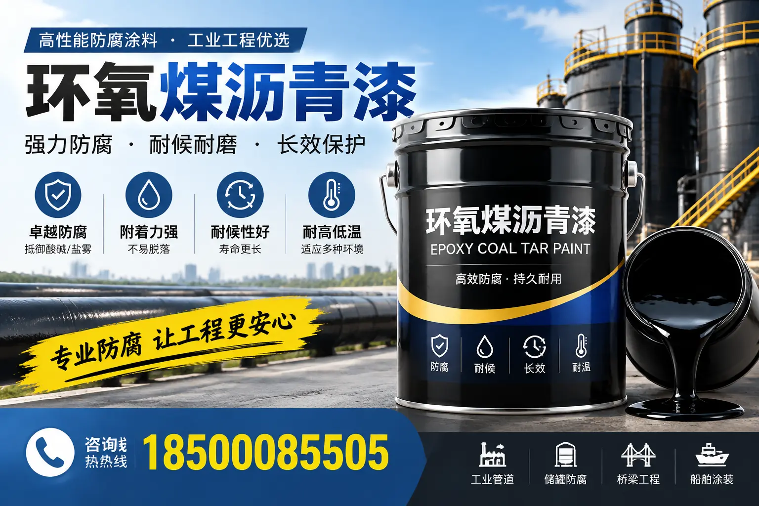 环氧煤沥青漆的施工方法与注意事项,确保在昌吉顺利完成
